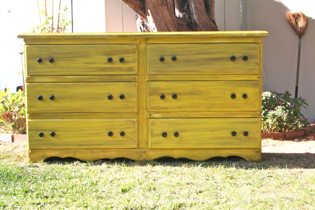Yellow Dresser